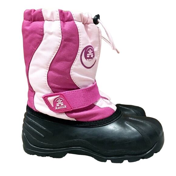 Kamik Snow Boots Sz 4 Girls Waterproof Boots Winter Boots Insulated Winter Boot